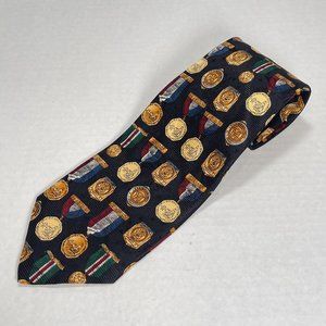 Robert Talbott President's Medals Pattern Necktie
